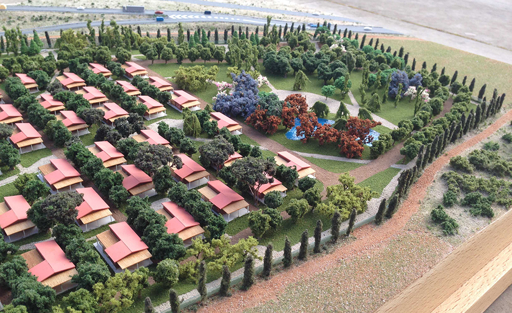 Fotograf&iacute;a de la maqueta del complejo vacacional 